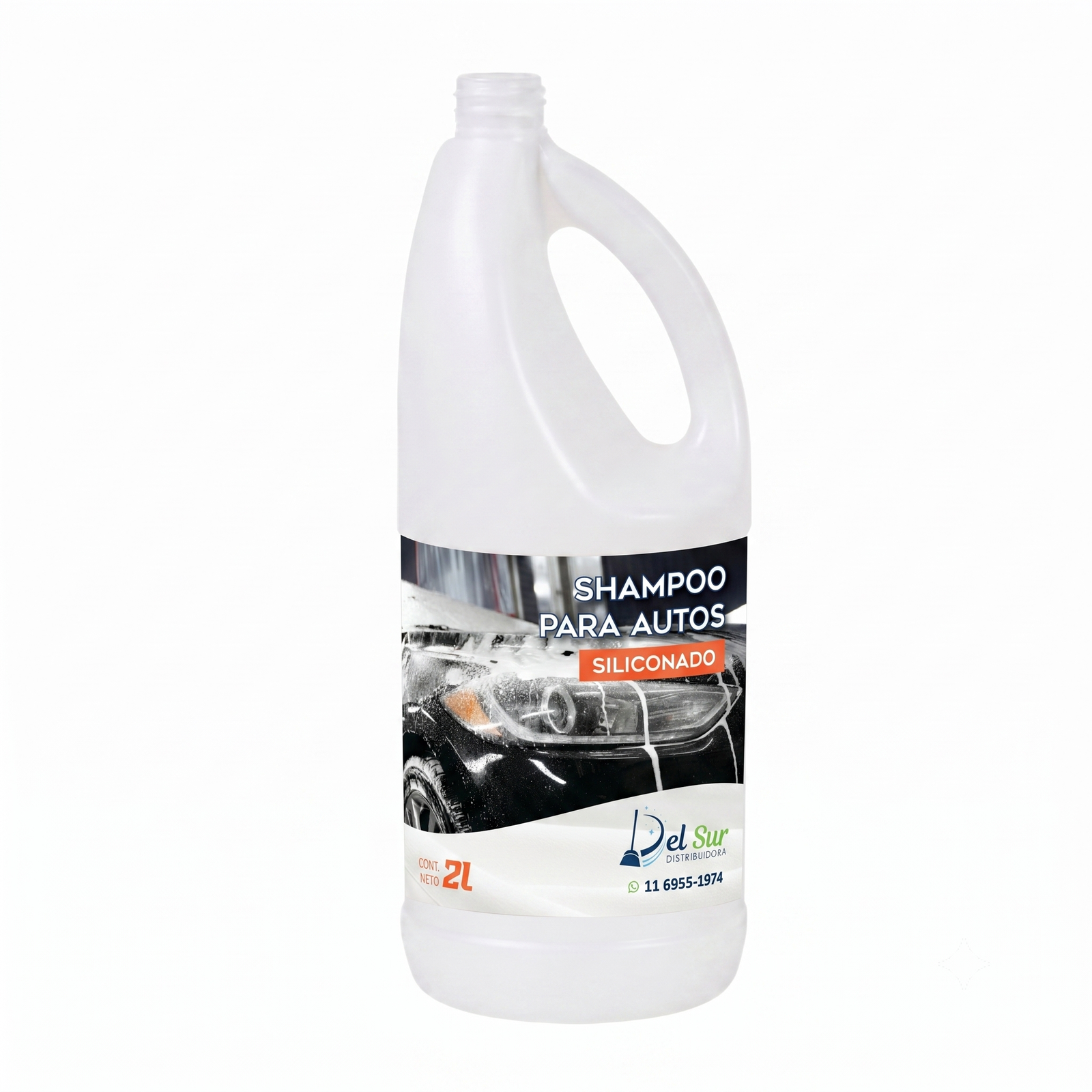Base de Shampoo Siliconado para Autos 2 Litros