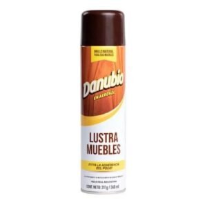 Lustramuebles en aerosol Danubio 400 ml para limpieza y brillo de maderas