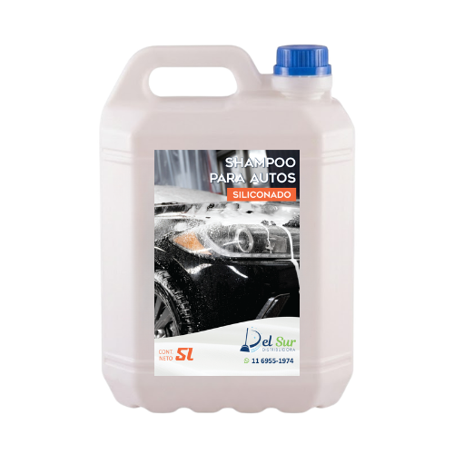 Base de Shampoo Siliconado para Autos 5 Litros