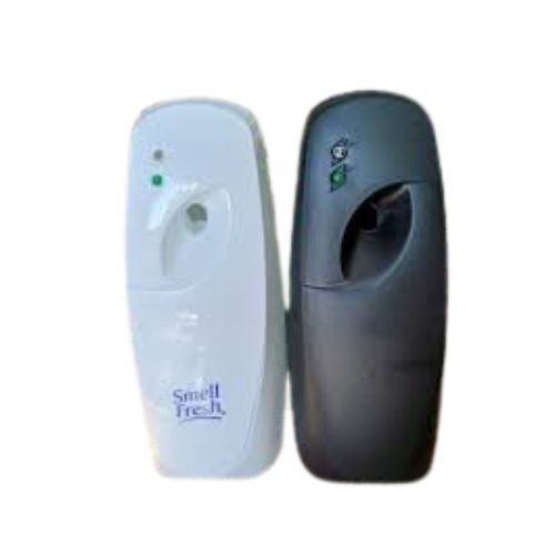 Difusor automatico de ambientes Smell Fresh analogico colores blanco y negro a pilas