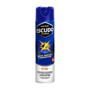 Insecticida sin olor moscas y mosquitos Escudo aerosol 360 ml libre de fragancia
