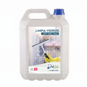 Limpiavidrios Líquido Listo para Usar 5 Litros