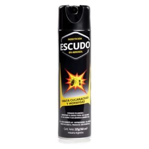 Insecticida mata cucarachas y hormigas Escudo aerosol 360 ml con accion residual