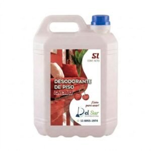 Desodorante para pisos concentrado listo para usar por 5 litros aroma Cherry