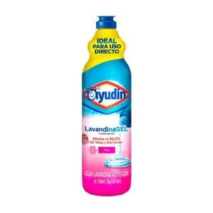 Botella de lavandina en gel Ayudín 700ml fragancia floral para desinfección