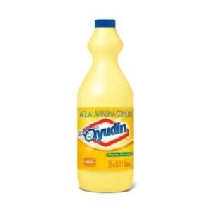Botella de lavandina original Ayudín de 1 litro para desinfección y blanqueo