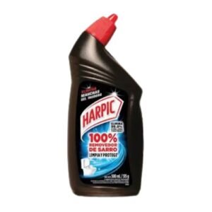 Botella de Harpic Limpia Inodoro de 500ml removedor de sarro líquido ultra potente con cuello angular