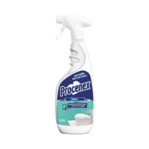 Botella con gatillo atomizador de limpiador líquido Procenex Limpia Baño de 500ml