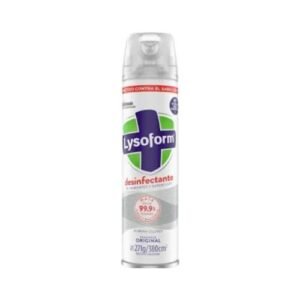 Envase en aerosol de desinfectante Lysoform Clásico de 360 gramos para eliminación de bacterias y virus