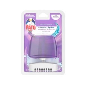 Repuesto líquido Pato para canasta de inodoro en su variante aromática Lavanda