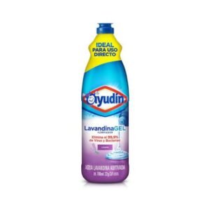 Botella de lavandina en gel Ayudín de 700ml fragancia Lavanda con pico dosificador