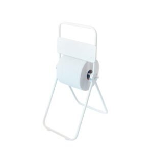 Porta bobina industrial de pie metálico para bobinas de papel de 5kg Del Sur Distribuidora