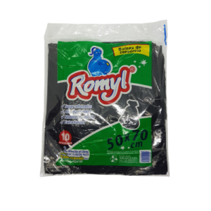 Bolsas de Residuos 50x70 cm Negras Romyl - Alta Resistencia