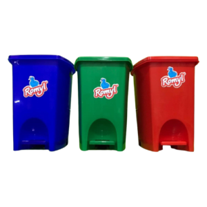 Cesto para Basura Cuadrado con Pedal - Apertura Higiénica