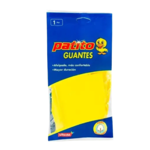 Guantes de Látex Amarillos Patito Talle Grande - Protección Total