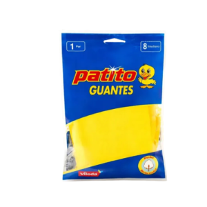 Guantes de Látex Amarillos Patito Talle Mediano - Protección Total