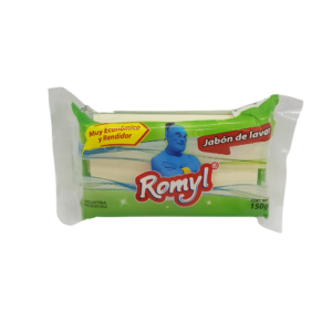 Jabón en Pan Blanco Romyl 200 gramos - Lavado Tradicional