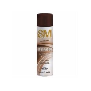 Lata en aerosol de 360ml de lustrador de muebles 8M marca Del Sur Distribuidora