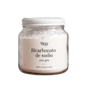 Bicarbonato de Sodio 200g Frasco de Vidrio