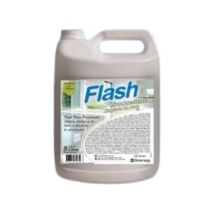 Bidón de 5 litros de limpiador para pisos porcelanato Flash marca Diversey Del Sur Distribuidora