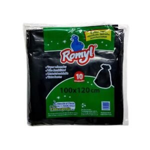 Paquete de bolsa de residuos institucional 100x120 marca Romyl Del Sur Distribuidora