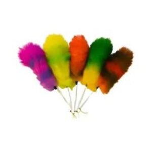 Plumeros de lana de oveja en varios colores marca Romyl Del Sur Distribuidora