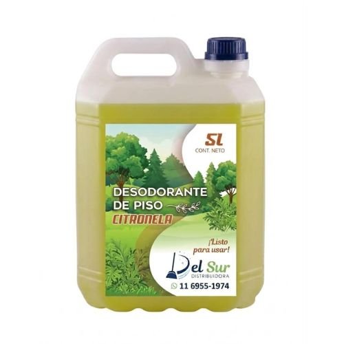 Desodorante para pisos de citronella en Del Sur