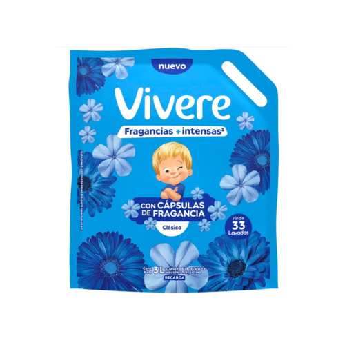 Vivere X 3L Doypack Clasico Fragancia Intensa