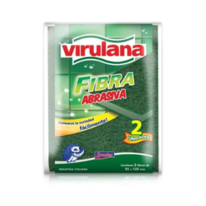 Virulana Esponja Fibra Abrasiva x2