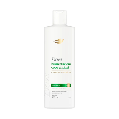 Shampoo Dove Humectante Coco y Antioxidante 400ml