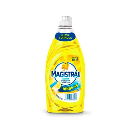 Detergente Lavavajillas Magistral Ultra Limón 500ml